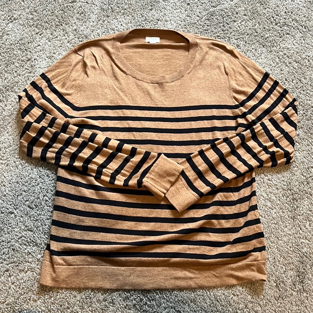 J. Crew lightweight striped sweater